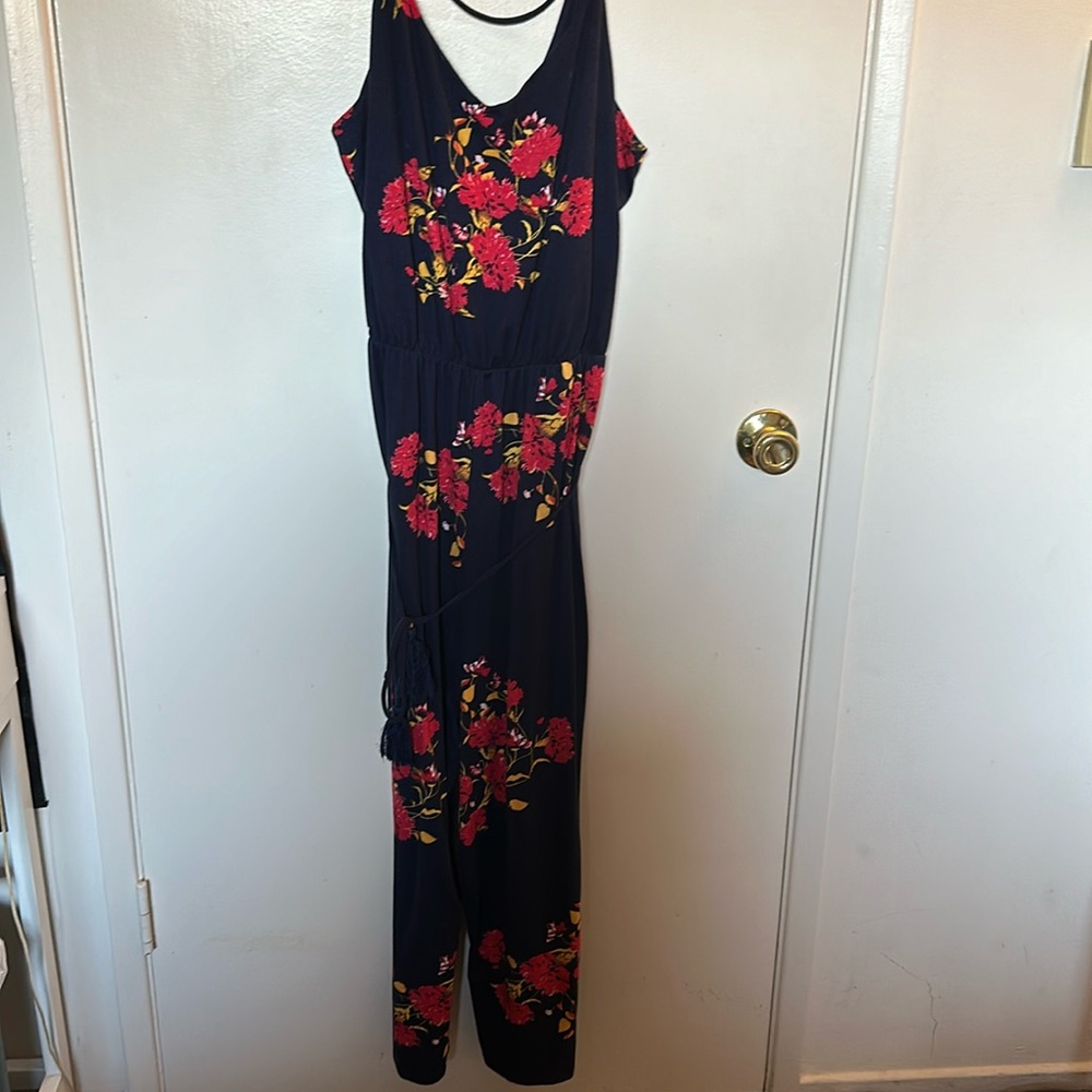 Midi cotton jumpsuit